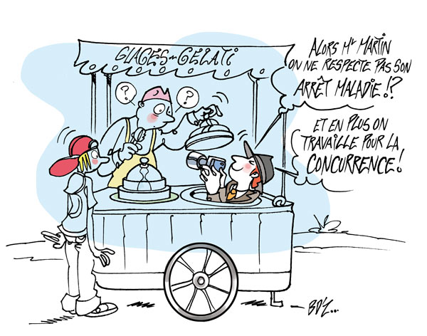 On ne respecte pas son arrêt maladie