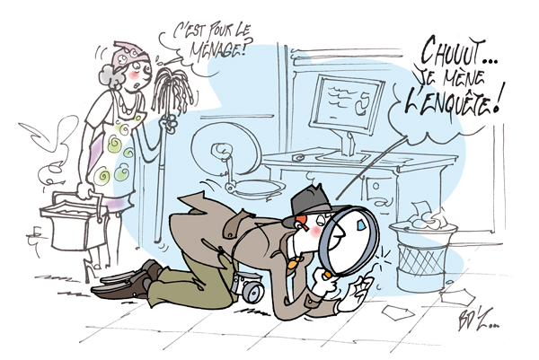 Chut, je mène l'enquête !