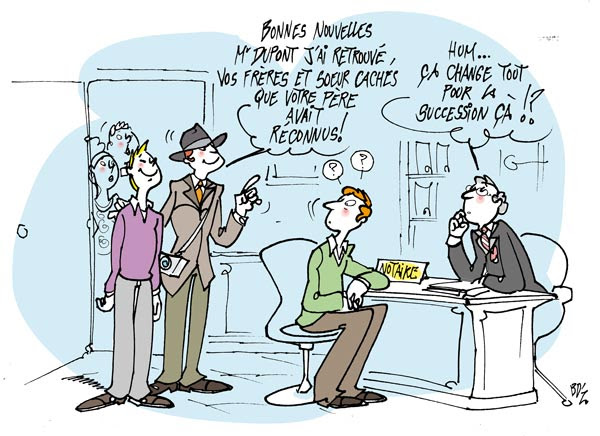 Un détective retrouve enfants cachés pour succession